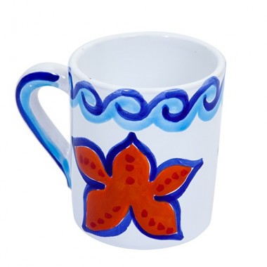 Tazza Mug Ceramiche De Simone decorata a mano Maestrale Tazza Mug Ceramiche De Simone decorata a mano Maestrale